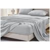 Grosvenor House 500TC Egyptian Cotton Flat Bed Sheet Only Double Silver