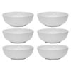 6PK Ecology Speckle Milk 18cm Stoneware Soup Bowl Round - White