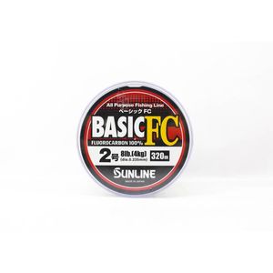 Sunline Basic FC 320m Fluorocarbon Fishing Line 8lb