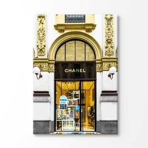 Luxury Fashion Store Print 100% Australian Made 75x50cm (Stretched Canvas)