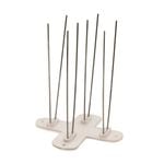 Jack 90mm Stainless Steel Outdoor Pest Control Cross Spikes - 4 Pack