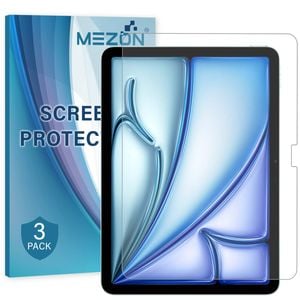 3 Pack MEZON Apple iPad Air 11" (2024) M2 Anti-Glare Matte Film Screen Protectors
