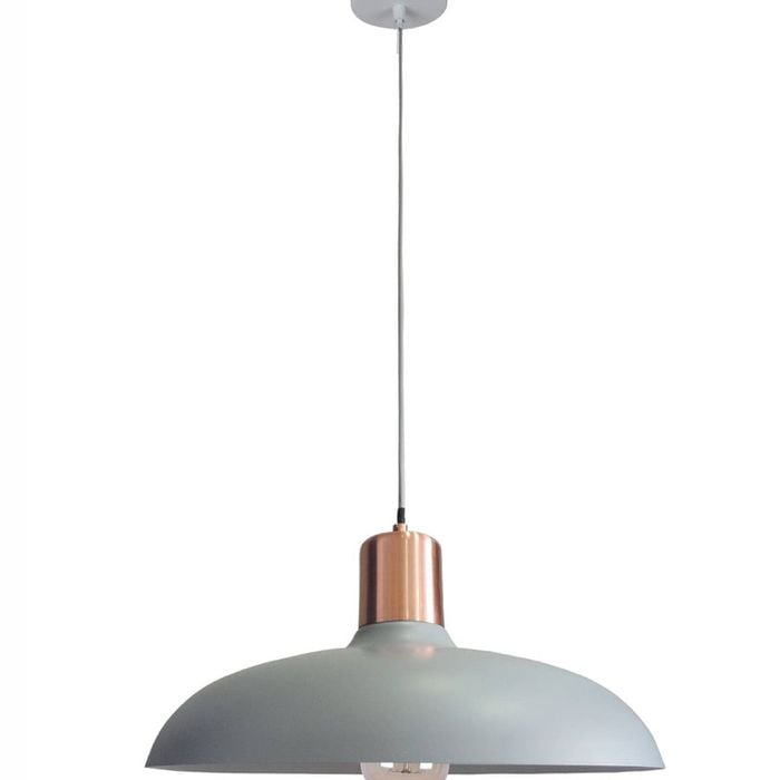CLA Lighting Pastel Scandinavian Dome Shape Pendant Light Matt Grey
