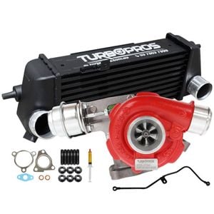 GEN1 High Flow Turbo Charger With 76mm Intercooler And Genuine Oil Feed Pipe For Hyundai i30 1.6L 2007-2012