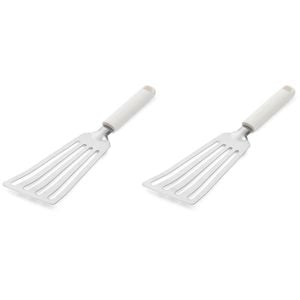 2PK KitchenAid Classic Metal Flex Turner/Spatula Cooking Utensil Porcelain White