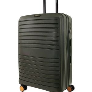 Pierre Cardin Classic Medium 113l Hard Shell Case Suitcase Travel Luggage Olive