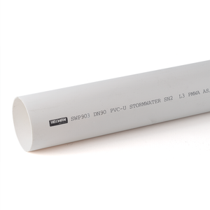 Holman 90mm x 3m PVC Stormwater Pipe