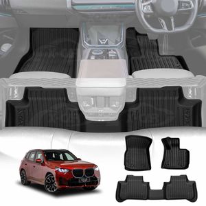 3d Floor Mats For Bmw X3 G45 Series 2024-onwards Heavy Duty All Weather Car Mats Carpet Liner Set Car Accessories