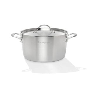 Stanley Rogers Conical Tri-ply Casserole Pot W/ Lid 24cm / 4.5l