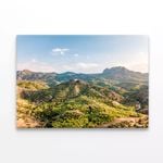 Hills & Trees in Cyprus  Print 100% Australian Made 120 x 90cm  (Stretched)