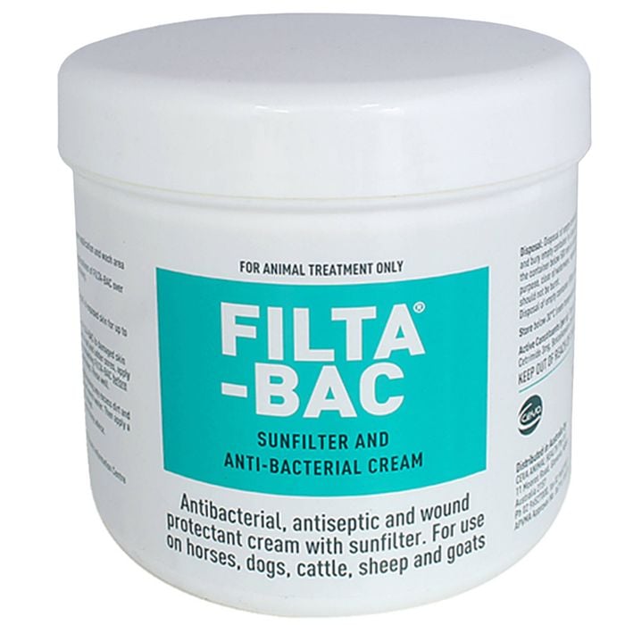 Ceva Filta Bac Sunfilter & Antibacterial Cream for Animal Treatment 500g