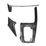 Gear Box Shift Panel Frame Carbon Fibre Style Center Console for Honda HR-V HRV 2022-2024