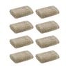8PK Christy Cirrus Face Washer Combed Cotton 450GSM Fast Drying Latte