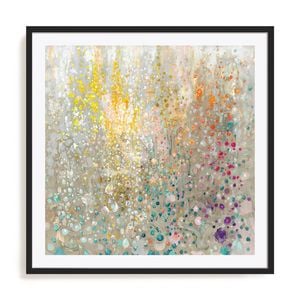 Artey | Bubbling Up Again - Framed Print - Black Frame - 60 x 60cm