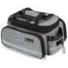 NNEOBA Expandable Rear Rack Bike Bag Trunk Pannier Grey