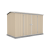 Absco Sheds 3.0 x 1.52 x 1.95m Classic Cream Premier Double Door Garden Shed