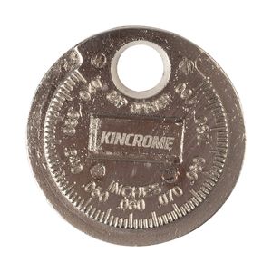 Kincrome Spark Plug Gap Gauge Coin - Metric/ Imperial