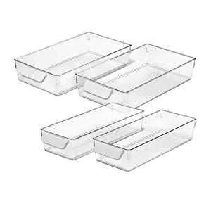 Oxo Good Grips Fridge Storage Bin Starter Set 4pc Clear