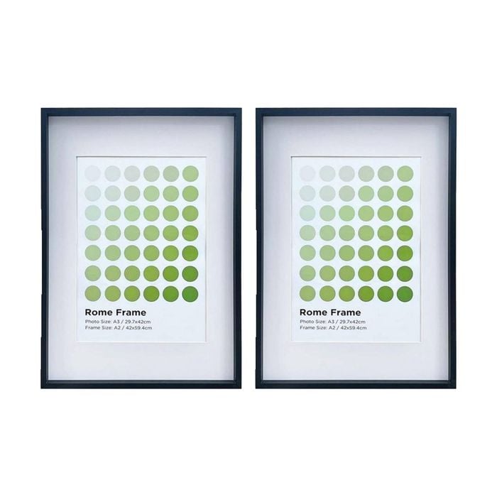 2PK Braz A2 Rome Image Photo Document Display Frame 42x59.4cm Black