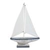 LVD MDF 47cm Sailboat Nautical Home Centrepiece Decor Large - White