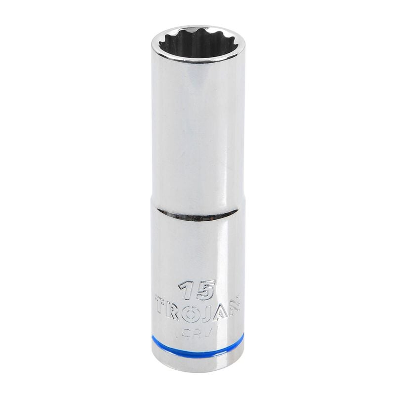 Trojan 15mm Deep Socket 1/2" Drive 