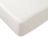 Essentially Home Living Polyester Cotton Fitted Sheet 33cm Wall Queen Ivory