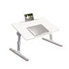 SOGA 60x40cm White Small Laptop Bed Portable Foldable Study Table