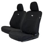 Razorback 4x4 Neoprene Front Seat Covers For a Toyota HiLux 8th Gen (Cloth Seats Only)