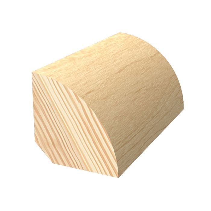 Porta 22.4x22.4mm 2.4m Quad Clear Pine