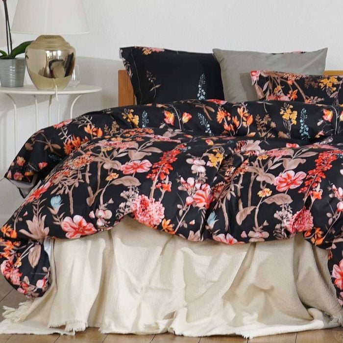 Kyra Floral Quilt Cover Set (Double size)