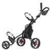 CaddyTek 11.5 v3 SuperLite Deluxe 3-Wheel Golf Buggy - Black