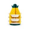 Costway 360° Swivel Kids Toy Storage Box Organiser Display Bookshelf Rack 8 Bins Pineapple Shaped