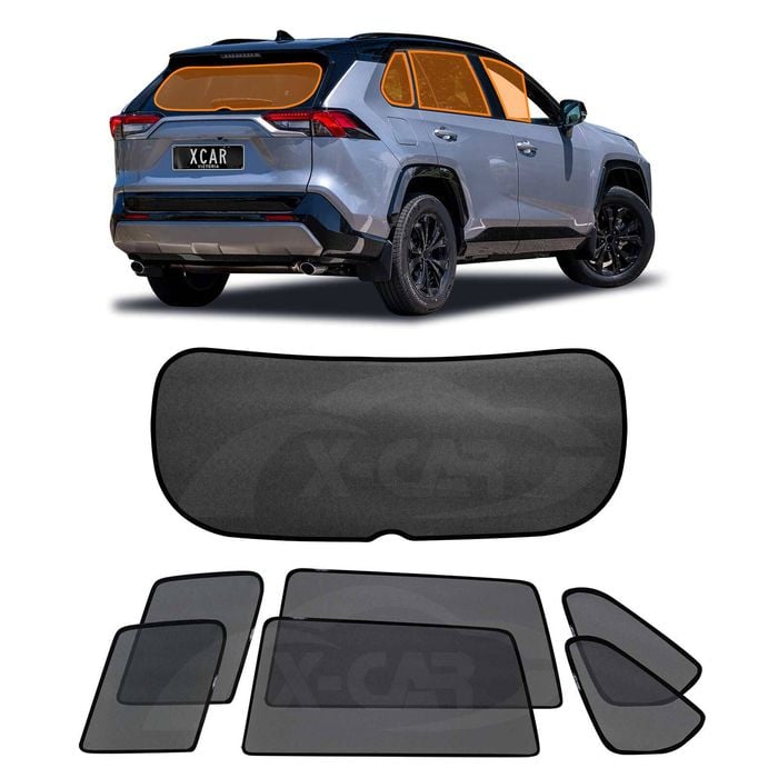 Window Sun Shades for Toyota RAV4 Rav 4 XA50 2019-2025 Rear Windscreen Shade Sun Blind Mesh