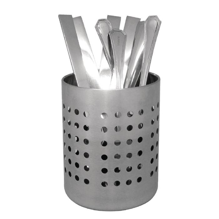 Vogue Utensil Drainer Stainless Steel Cutlery Storage 120x130mm