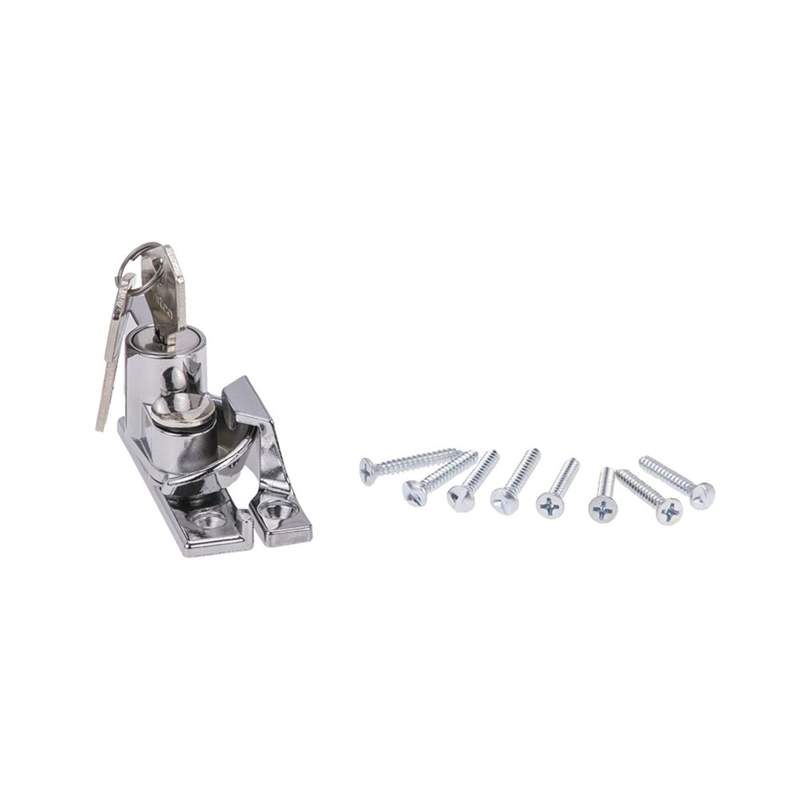 Whitco Bright Chrome Keyed Sash Lock