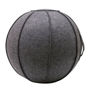 NNEOBA Yoga Ball Cover with Pump & Handle [Grey]