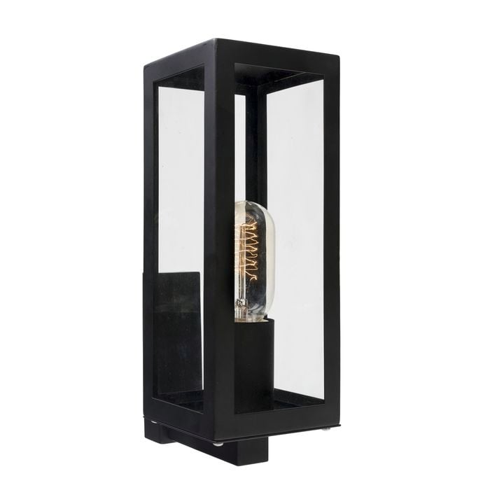 Brilliant 42W Black Manoir Exterior Wall Light