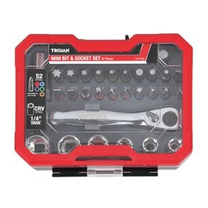 Trojan 30 Piece Mini Bit and Socket Set