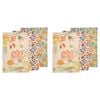 2x 3pc Ecology Midsummer Cotton/Linen Tea Towels 180gsm All Seasons Prints