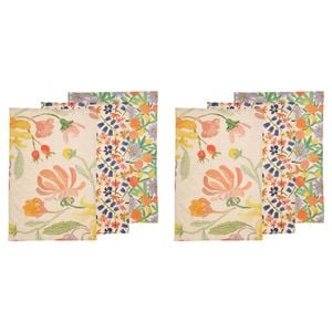 2x 3pc Ecology Midsummer Cotton/Linen Tea Towels 180gsm All Seasons Prints