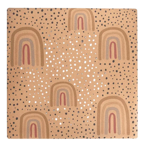 Zenvibes XXL Extra Large Cork Kids Play Mat - Colorful Rainbow Dots 135cm X 180cm