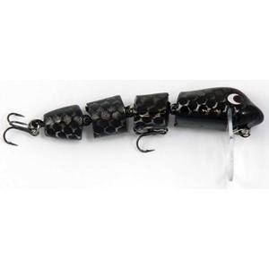 Taylor Made Jimmy Lizard 80mm Hard Body Fishing Lure Black With Silver Scale