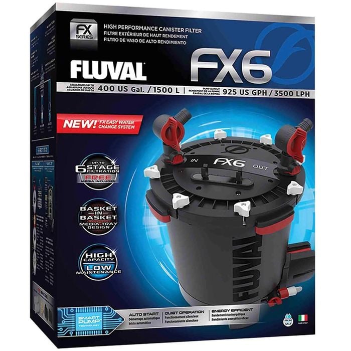 Fluval FX6 Canister Filter – High Performance External Filter for Large Aquariums