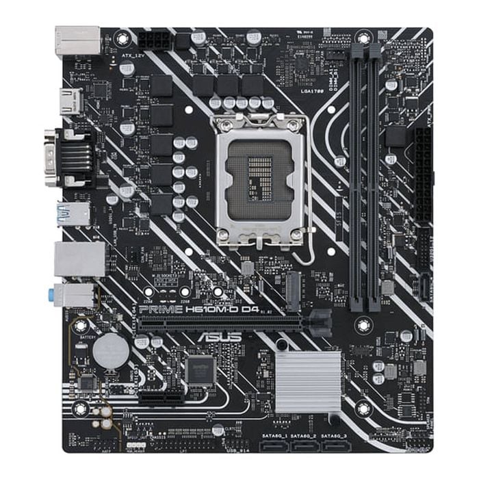 Asus Prime H610m-d D4-csm Ddr4 Lga 1700 Micro-atx Motherboard