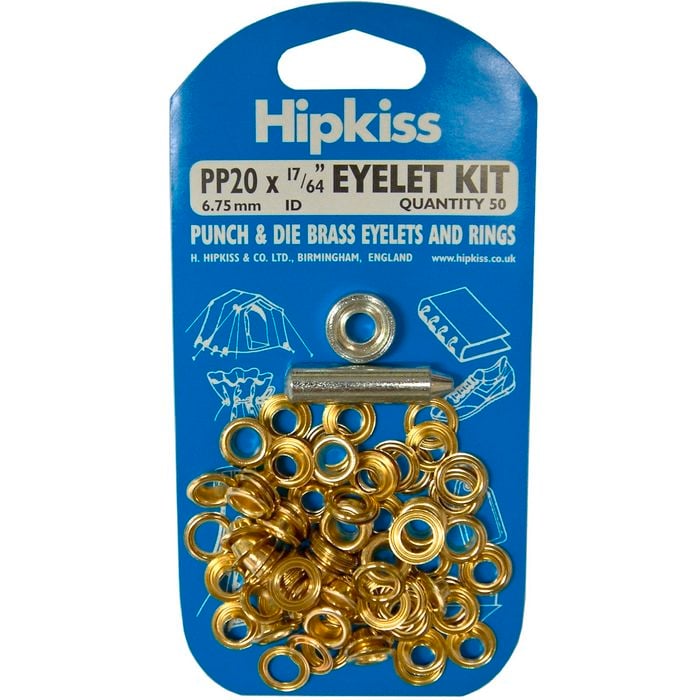 Hipkiss Punch & Die Eyelet Kit 6.75mm