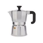 La Cafetiere Venice 3-cup 150ml Espresso Maker Aluminum Coffee Pot - Silver