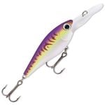 6cm Storm Smash Shad Hard Body Fishing Lure - Purple Fire UV