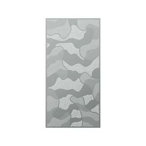 Walpix 1800 x 900 x 2mm Woodland Grey Flat Profile Gold Country Perforated Aluminium Decorative Screen