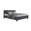 Artiss Bed Frame Double Size Mattress Base Wooden Sleep Beds Platform Fabric