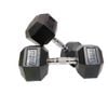 Morgan Rubber Hex Dumbbells - Pair [17.5kg]